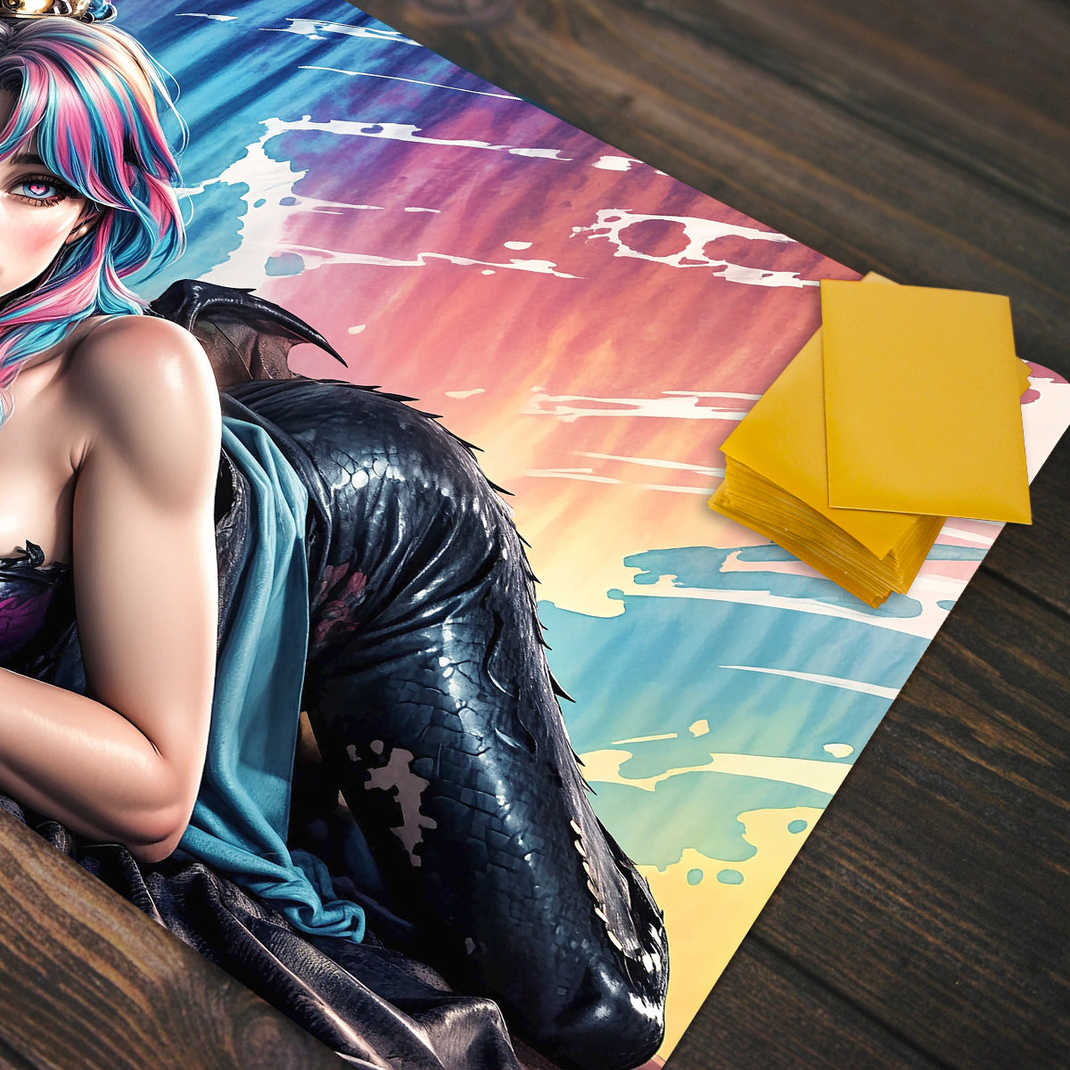 The Dragon Queen Daydreams Playmat - Premium Playmat from Inked Gaming - Just $34.99! Shop now at Game Crave Tournament Store