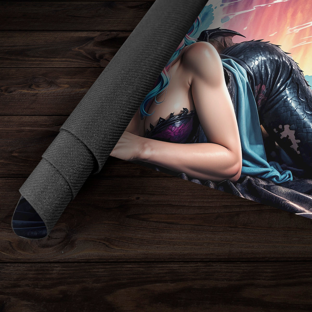 The Dragon Queen Daydreams Playmat - Premium Playmat from Inked Gaming - Just $34.99! Shop now at Game Crave Tournament Store