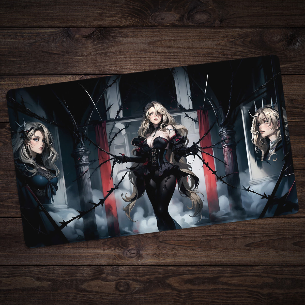 The Evil Queen of Thorns Playmat - Premium Playmat from Inked Gaming - Just $34.99! Shop now at Game Crave Tournament Store