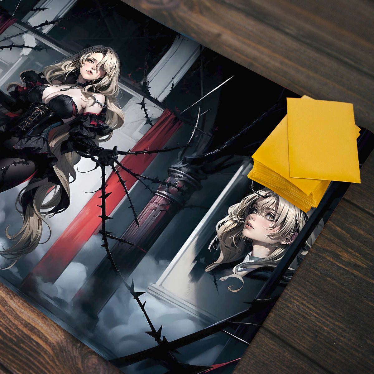 The Evil Queen of Thorns Playmat - Premium Playmat from Inked Gaming - Just $34.99! Shop now at Game Crave Tournament Store