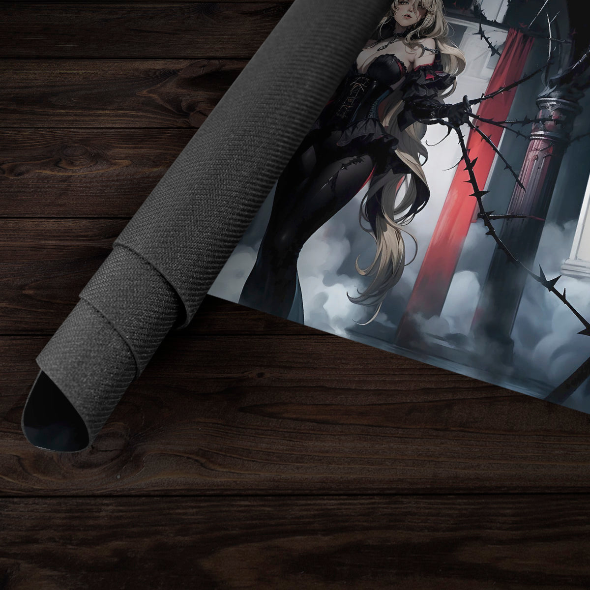 The Evil Queen of Thorns Playmat - Premium Playmat from Inked Gaming - Just $34.99! Shop now at Game Crave Tournament Store