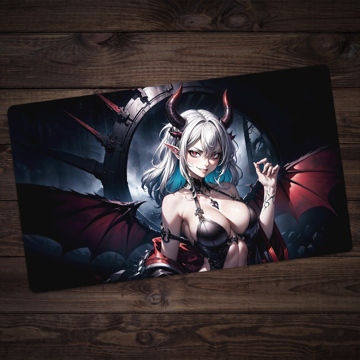 Vellista the Succubus Playmat - Premium Playmat from Inked Gaming - Just $34.99! Shop now at Game Crave Tournament Store