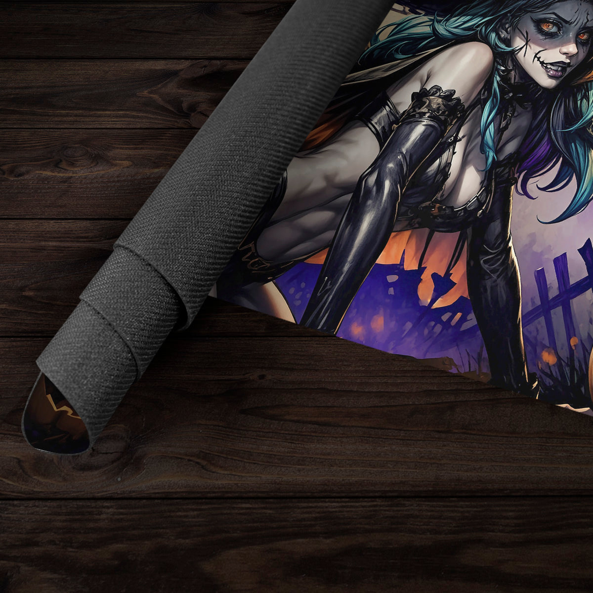 Wicked Witch Gets Festive Playmat - Premium Playmat from Inked Gaming - Just $34.99! Shop now at Game Crave Tournament Store