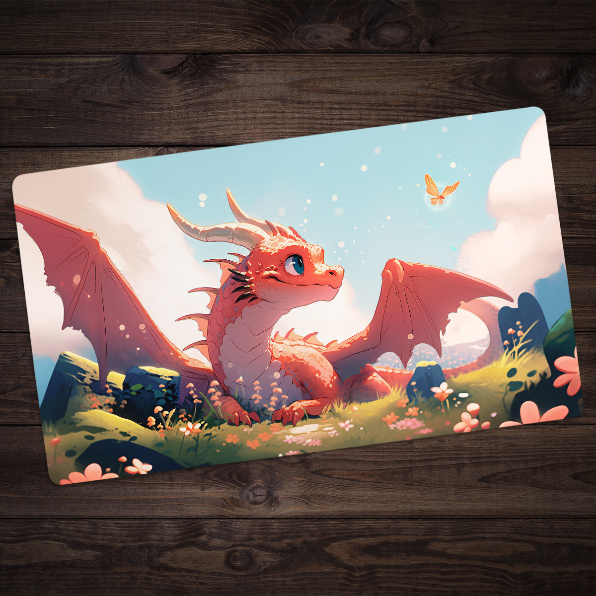 Sunshine Dragon Playmat - Premium Playmat from Inked Gaming - Just $34.99! Shop now at Game Crave Tournament Store