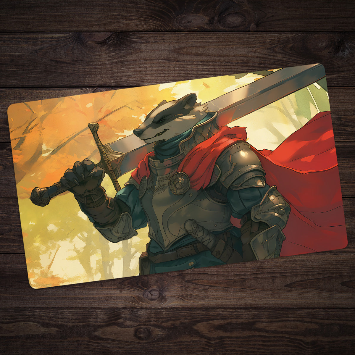 The Badger Lord Playmat - Premium Playmat from Inked Gaming - Just $34.99! Shop now at Game Crave Tournament Store