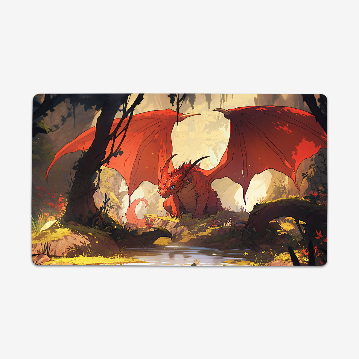 The Eidenmarsh Dragon Playmat - Premium Playmat from Inked Gaming - Just $34.99! Shop now at Game Crave Tournament Store