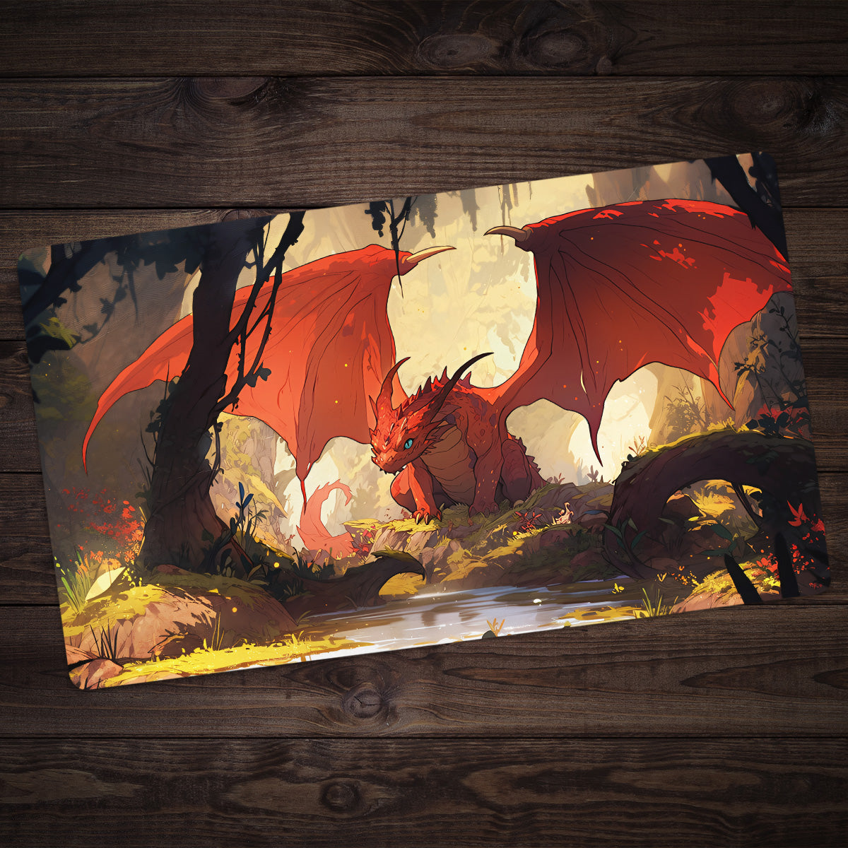 The Eidenmarsh Dragon Playmat - Premium Playmat from Inked Gaming - Just $34.99! Shop now at Game Crave Tournament Store