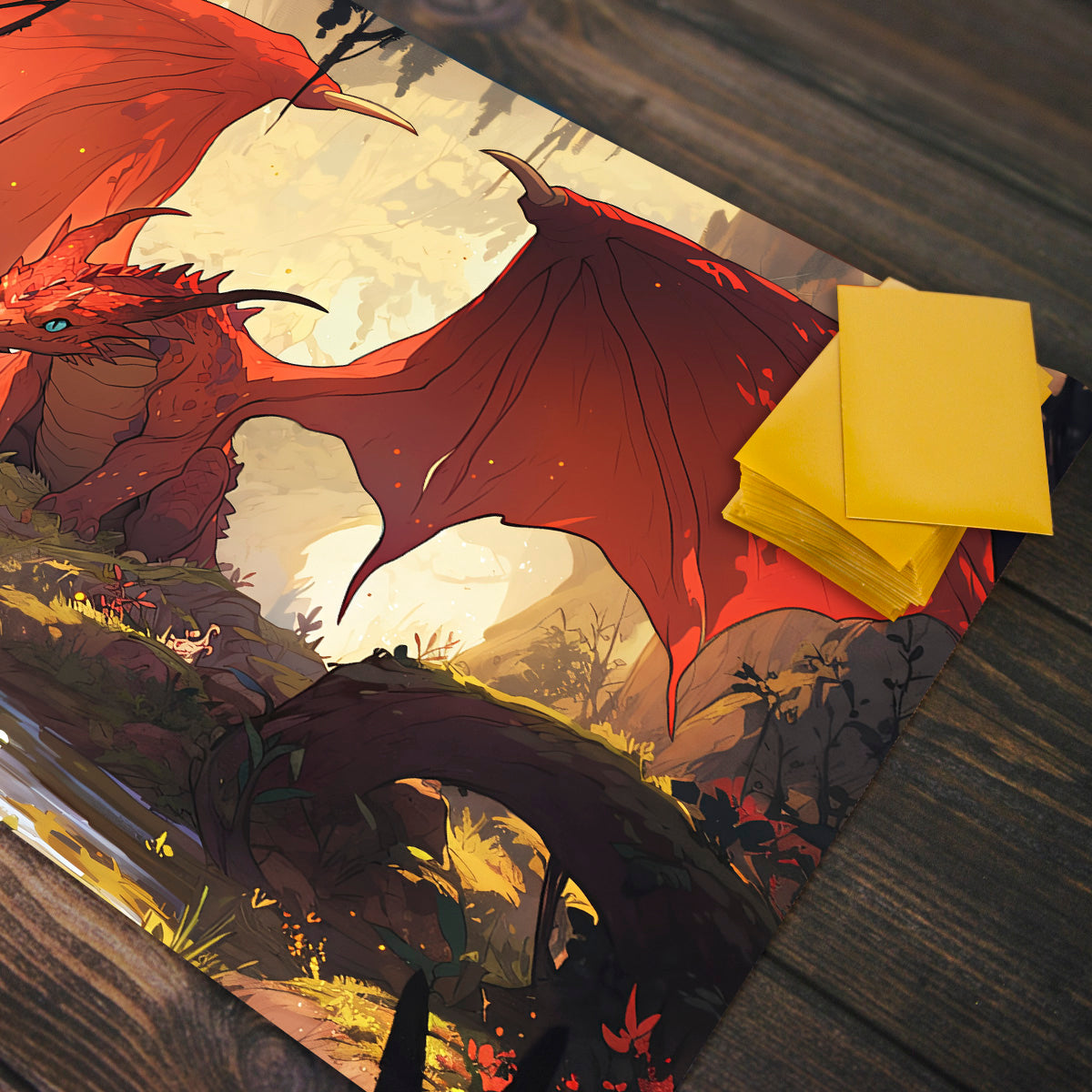 The Eidenmarsh Dragon Playmat - Premium Playmat from Inked Gaming - Just $34.99! Shop now at Game Crave Tournament Store
