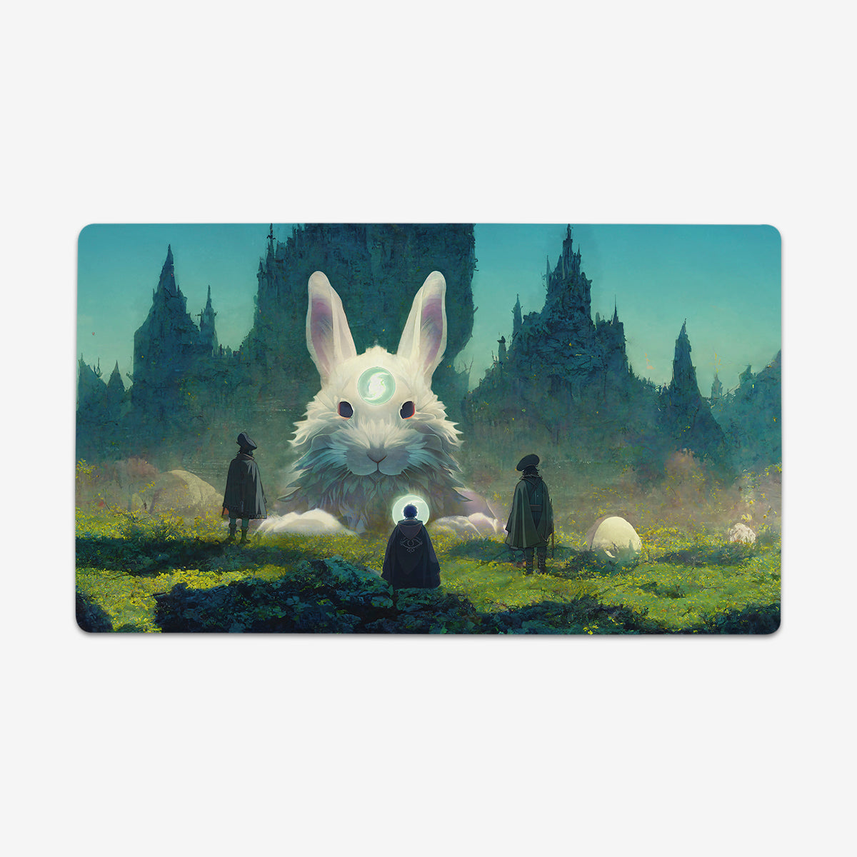 The God of Rabbits Playmat - Premium Playmat from Inked Gaming - Just $34.99! Shop now at Game Crave Tournament Store
