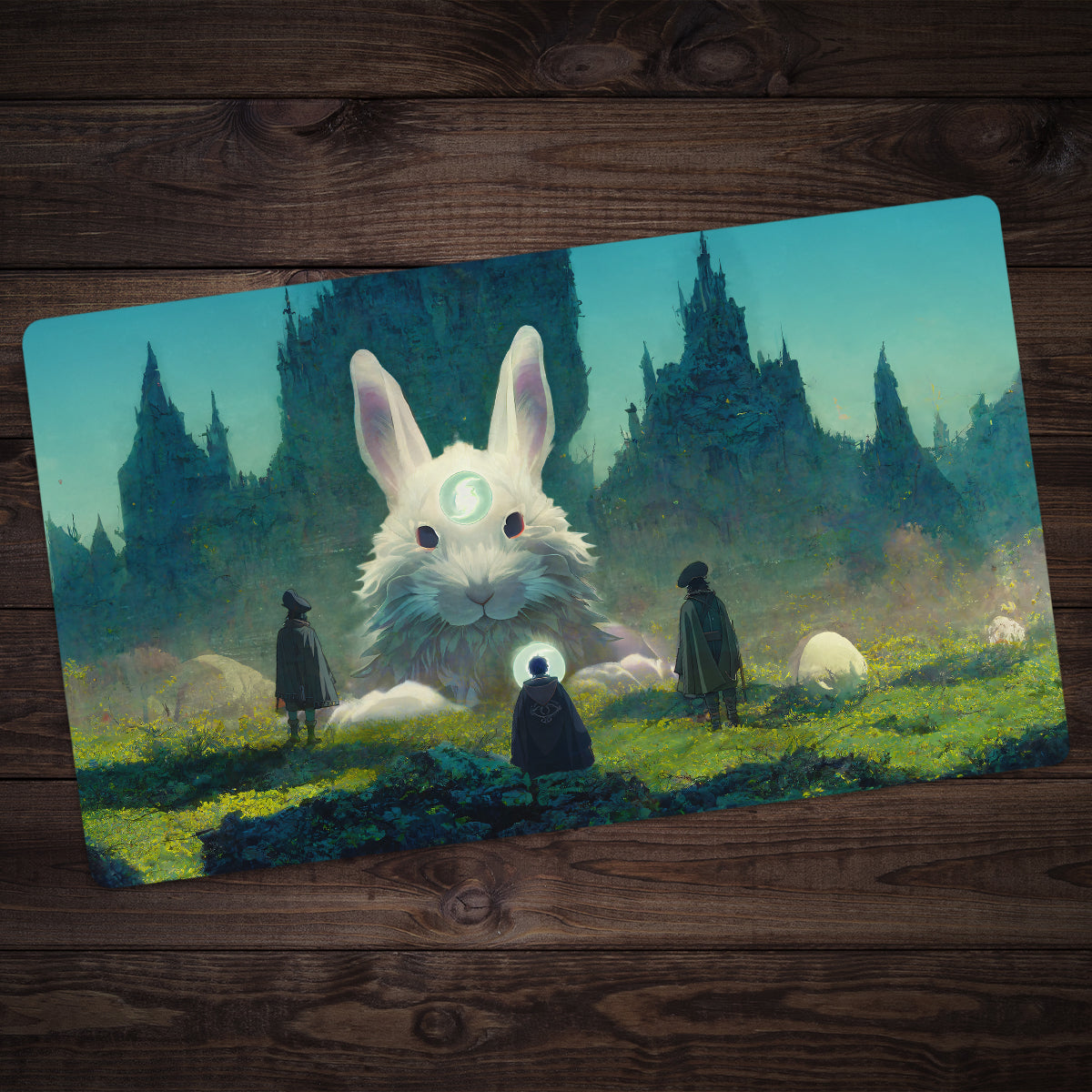 The God of Rabbits Playmat - Premium Playmat from Inked Gaming - Just $34.99! Shop now at Game Crave Tournament Store