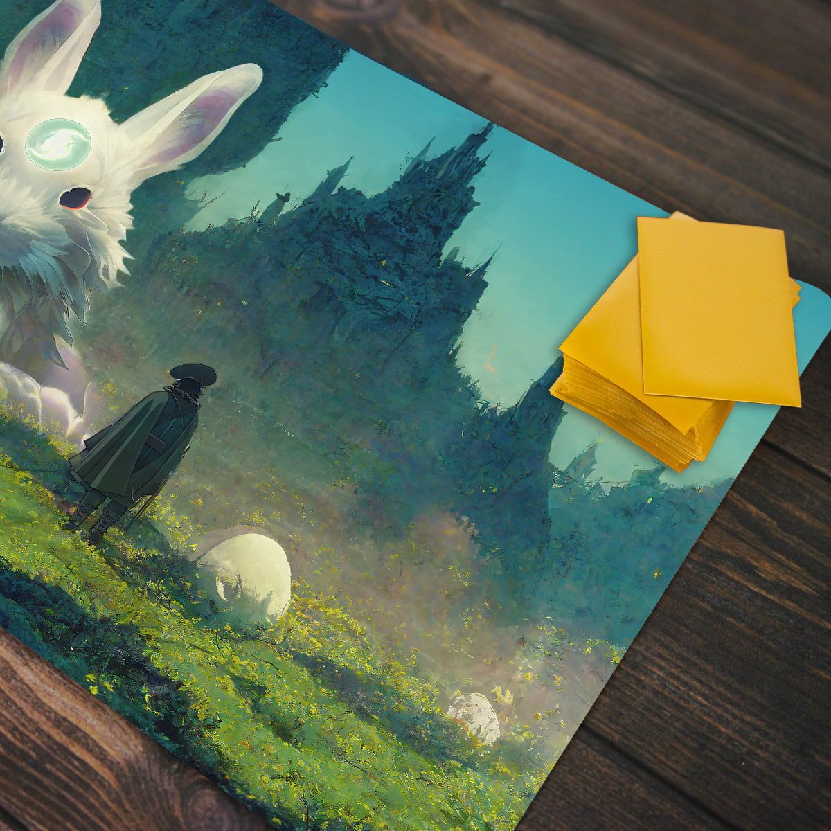 The God of Rabbits Playmat - Premium Playmat from Inked Gaming - Just $34.99! Shop now at Game Crave Tournament Store