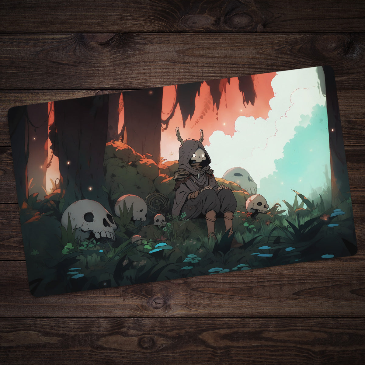 The Skeleton Shepherd Playmat - Premium Playmat from Inked Gaming - Just $34.99! Shop now at Game Crave Tournament Store
