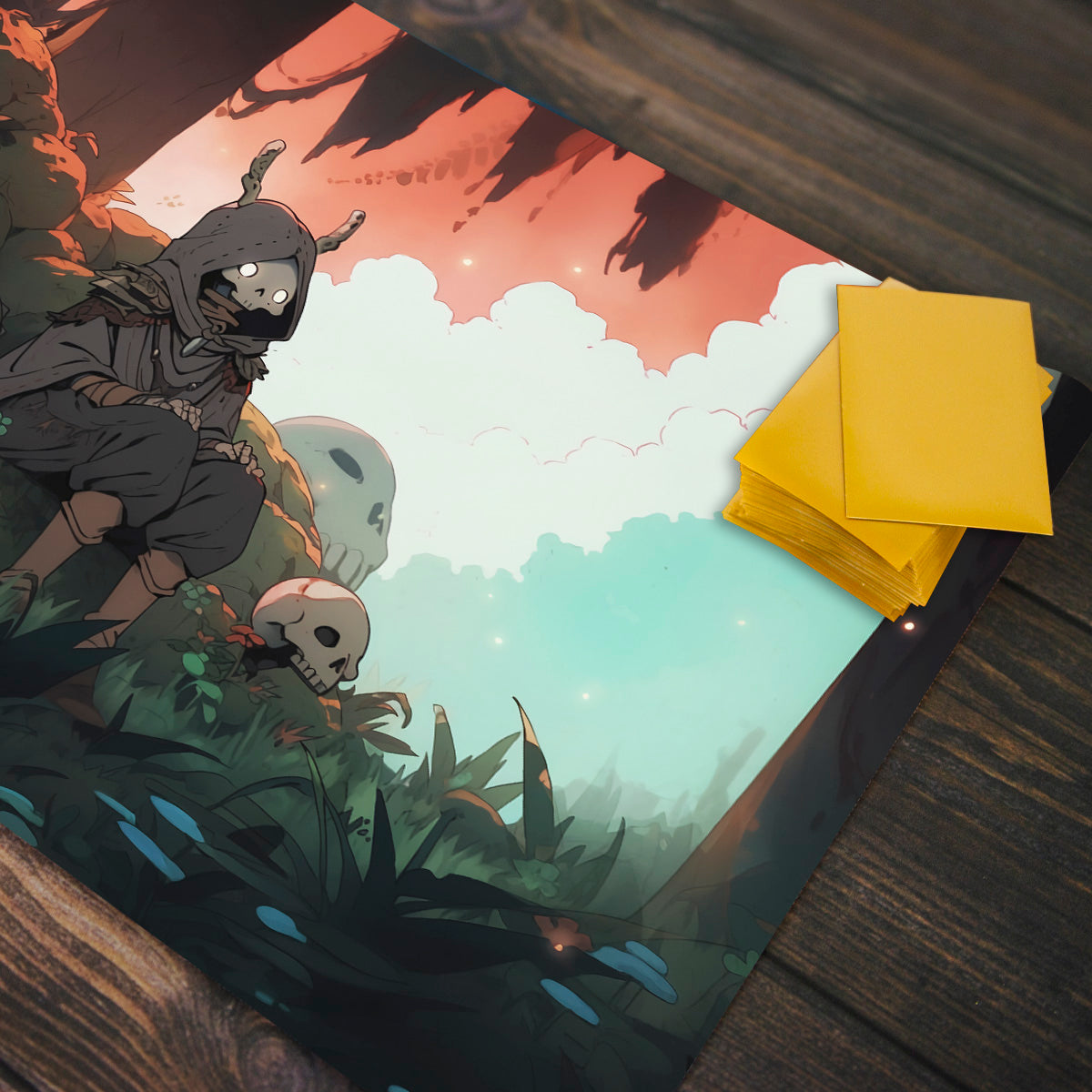 The Skeleton Shepherd Playmat - Premium Playmat from Inked Gaming - Just $34.99! Shop now at Game Crave Tournament Store