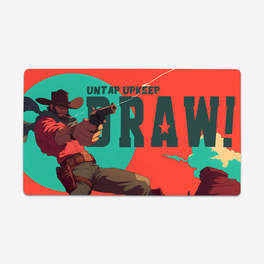 Untap Upkeep Draw Playmat - Premium Playmat from Inked Gaming - Just $34.99! Shop now at Game Crave Tournament Store