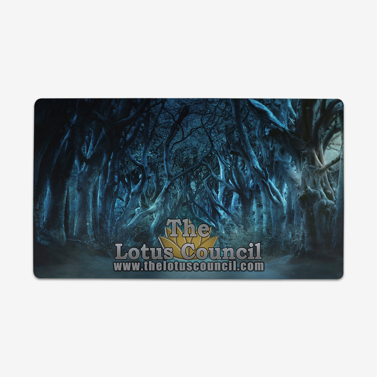 Spooky Forest The Lotus Council Playmat - Premium Playmat from Inked Gaming - Just $34.99! Shop now at Game Crave Tournament Store