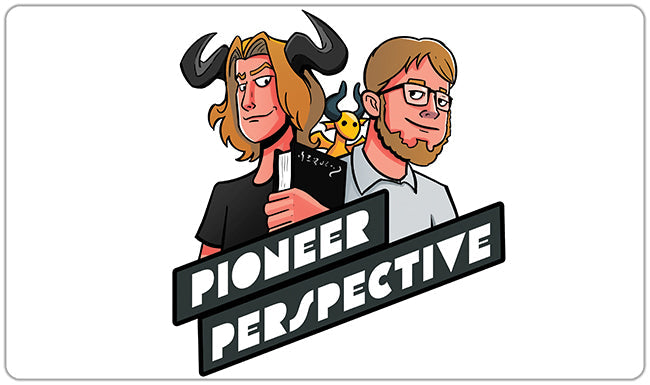 The Pioneer Perspective Logo Playmat - Premium Playmat from Inked Gaming - Just $34.99! Shop now at Game Crave Tournament Store