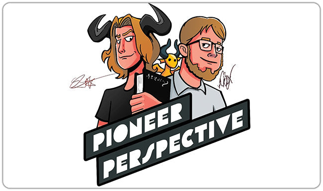 The Pioneer Perspective Signed Logo Playmat - Premium Playmat from Inked Gaming - Just $34.99! Shop now at Game Crave Tournament Store