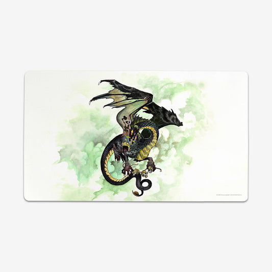 Young Black Dragon Playmat - Premium Playmat from Inked Gaming - Just $34.99! Shop now at Game Crave Tournament Store