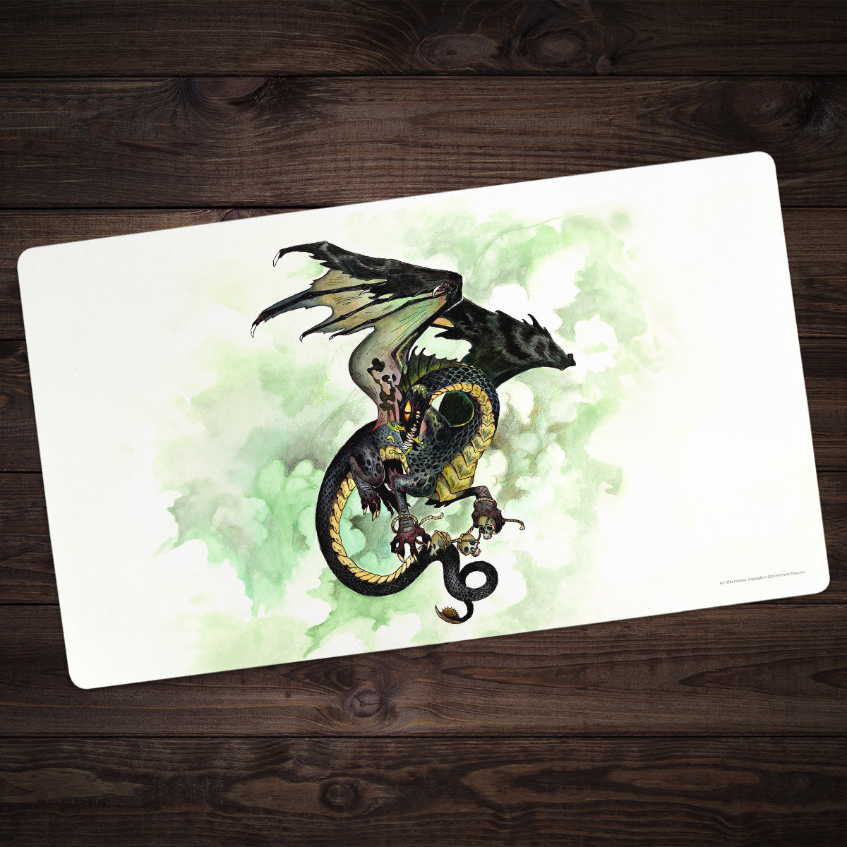 Young Black Dragon Playmat - Premium Playmat from Inked Gaming - Just $34.99! Shop now at Game Crave Tournament Store