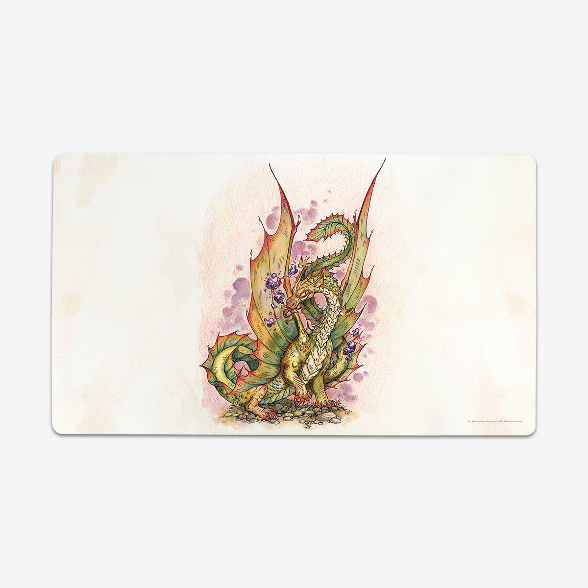Young Brass Dragon Playmat - Premium Playmat from Inked Gaming - Just $34.99! Shop now at Game Crave Tournament Store