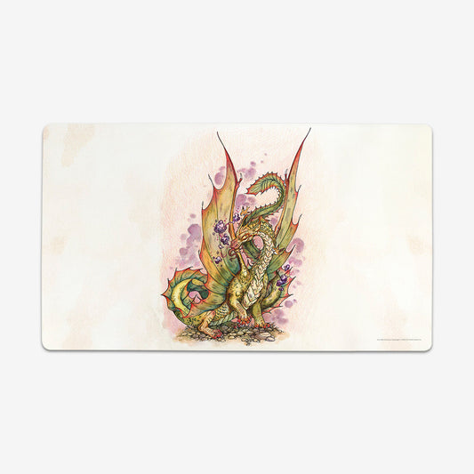 Young Brass Dragon Playmat - Premium Playmat from Inked Gaming - Just $34.99! Shop now at Game Crave Tournament Store
