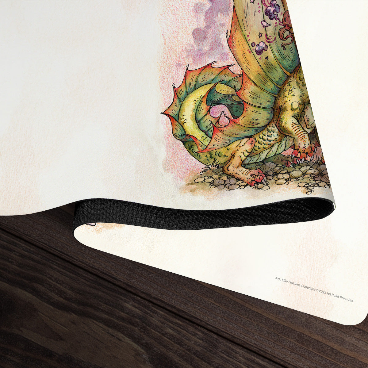 Young Brass Dragon Playmat - Premium Playmat from Inked Gaming - Just $34.99! Shop now at Game Crave Tournament Store
