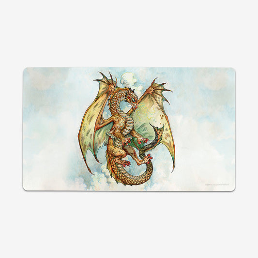 Young Bronze Dragon Playmat - Premium Playmat from Inked Gaming - Just $34.99! Shop now at Game Crave Tournament Store