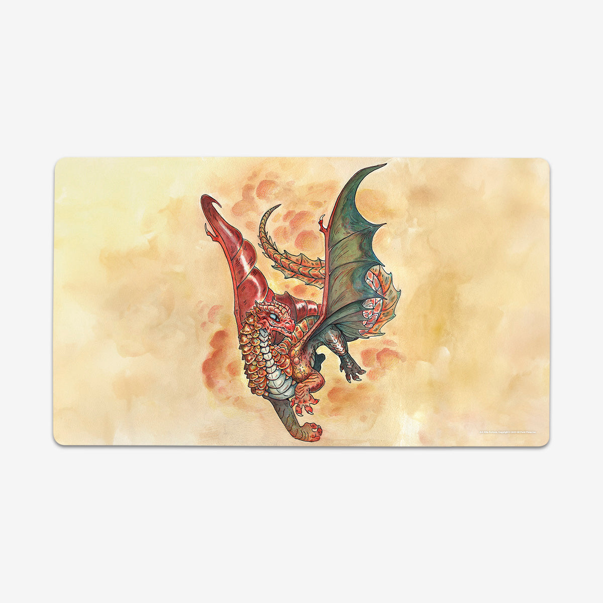 Young Copper Dragon Playmat - Premium Playmat from Inked Gaming - Just $34.99! Shop now at Game Crave Tournament Store