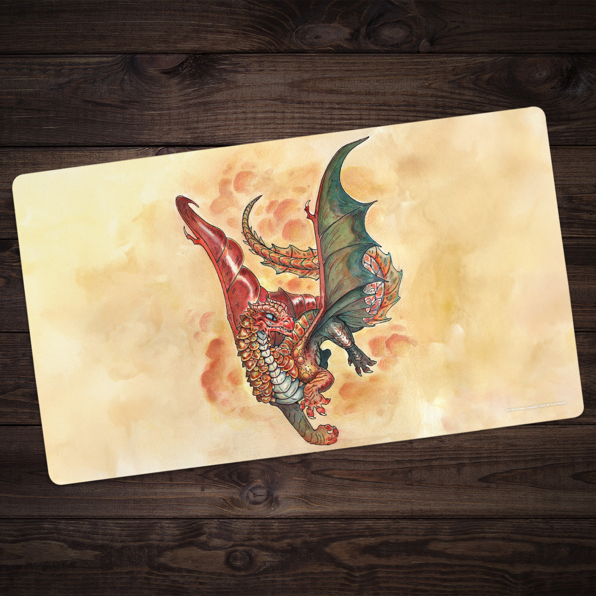 Young Copper Dragon Playmat - Premium Playmat from Inked Gaming - Just $34.99! Shop now at Game Crave Tournament Store