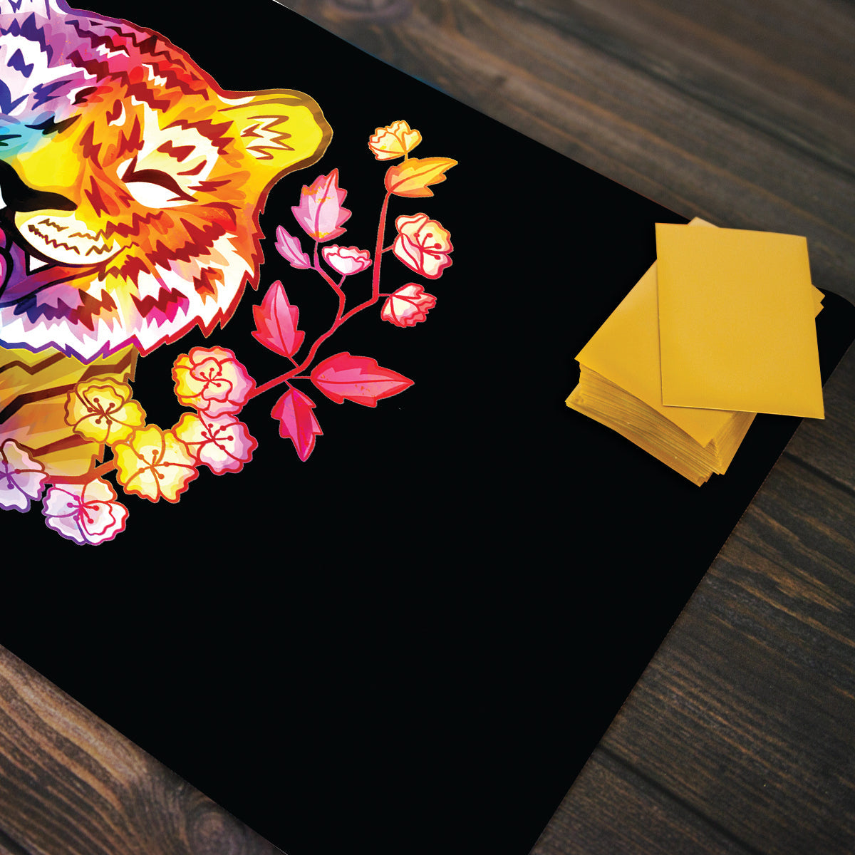 Tiger Ray of Rainbows Playmat - Premium Desk Mat from Inked Gaming - Just $34.99! Shop now at Game Crave Tournament Store