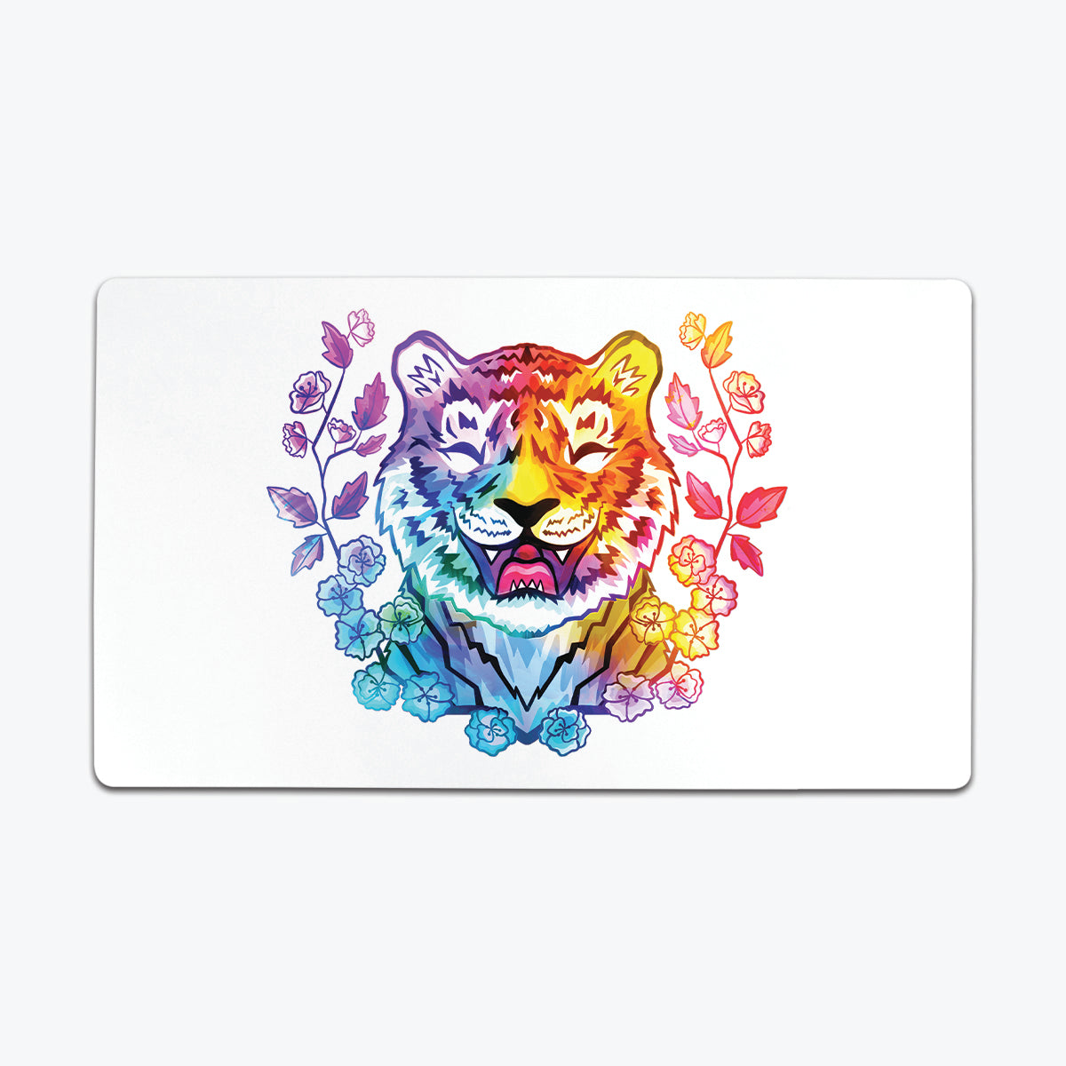 Tiger Ray of Rainbows Playmat - Premium Desk Mat from Inked Gaming - Just $34.99! Shop now at Game Crave Tournament Store