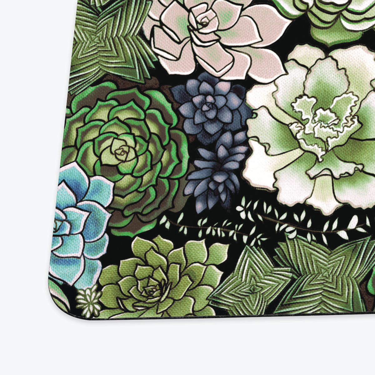 Succulent Plant Pattern Playmat - Premium Playmat from Inked Gaming - Just $34.99! Shop now at Game Crave Tournament Store