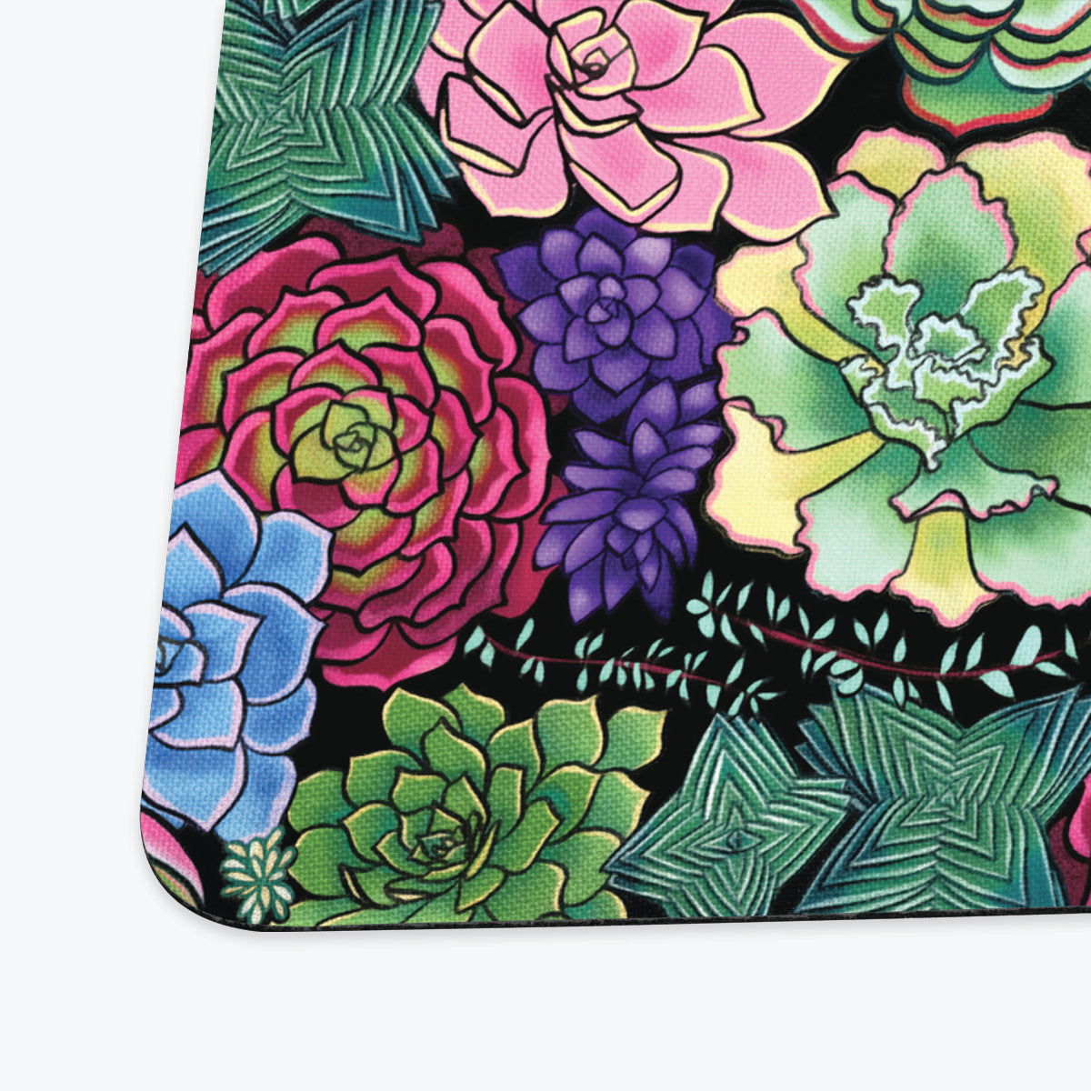 Succulent Plant Pattern Playmat - Premium Playmat from Inked Gaming - Just $34.99! Shop now at Game Crave Tournament Store