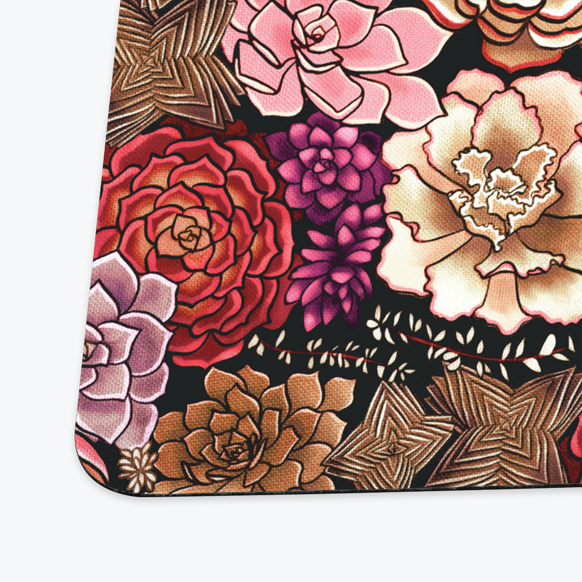 Succulent Plant Pattern Playmat - Premium Playmat from Inked Gaming - Just $34.99! Shop now at Game Crave Tournament Store