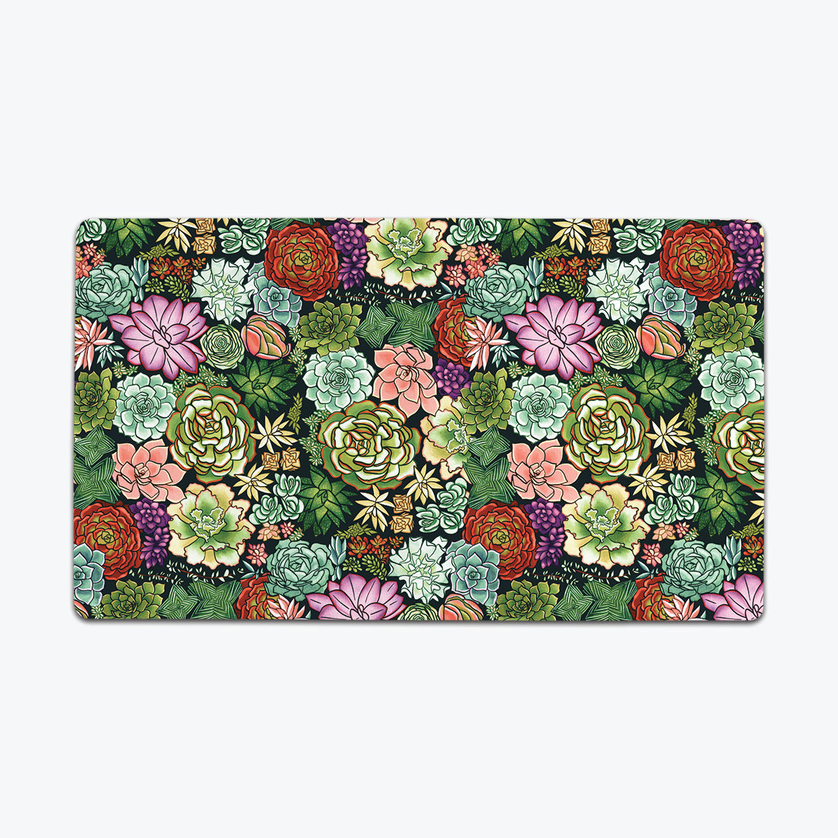 Succulent Plant Pattern Playmat - Premium Playmat from Inked Gaming - Just $34.99! Shop now at Game Crave Tournament Store