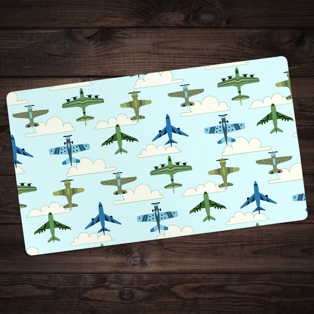 Vintage Airplanes Playmat - Premium Desk Mat from Inked Gaming - Just $34.99! Shop now at Game Crave Tournament Store