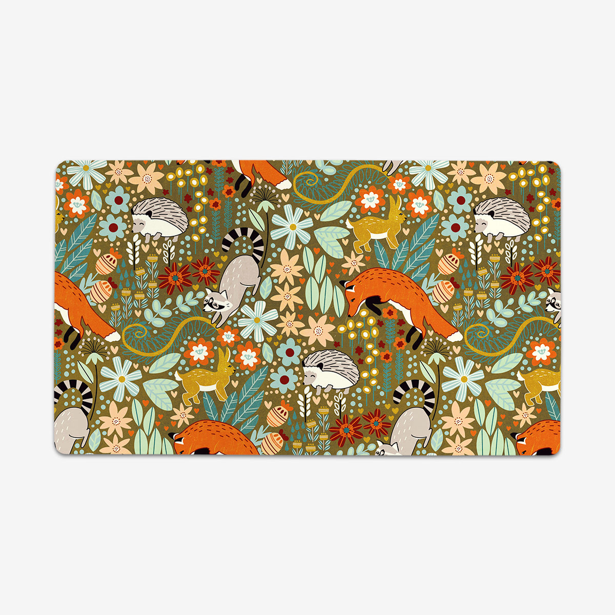 Textured Woodland Pattern Playmat - Premium Playmat from Inked Gaming - Just $34.99! Shop now at Game Crave Tournament Store