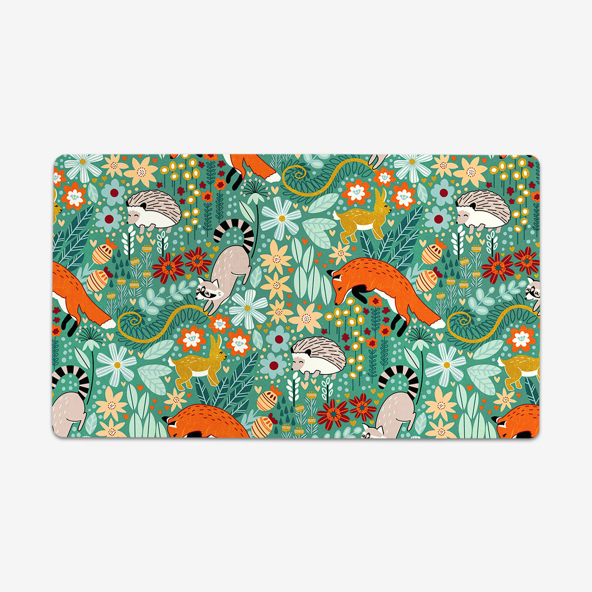 Textured Woodland Pattern Playmat - Premium Playmat from Inked Gaming - Just $34.99! Shop now at Game Crave Tournament Store