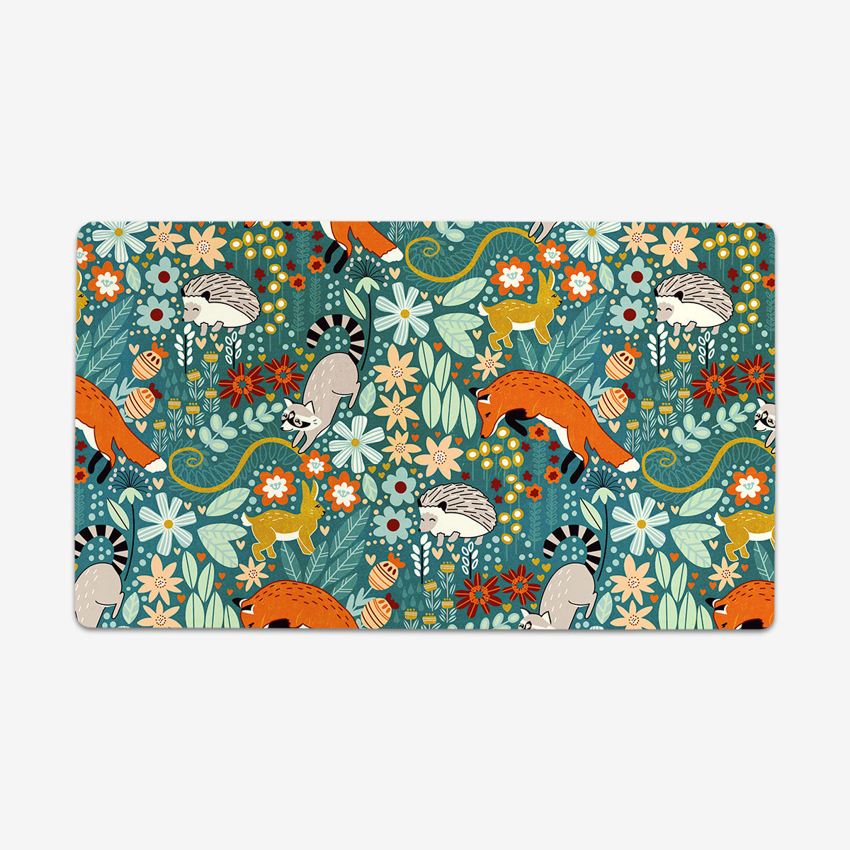 Textured Woodland Pattern Playmat - Premium Playmat from Inked Gaming - Just $34.99! Shop now at Game Crave Tournament Store