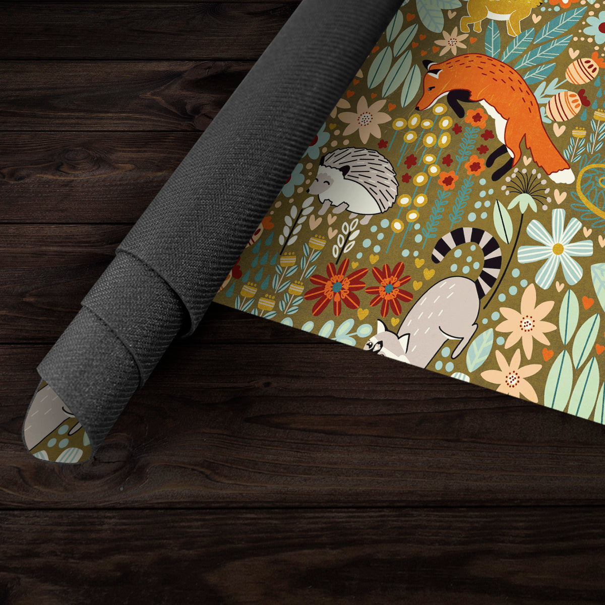 Textured Woodland Pattern Playmat - Premium Playmat from Inked Gaming - Just $34.99! Shop now at Game Crave Tournament Store