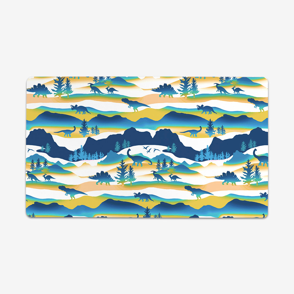 Whimsical Dino Wilderness Playmat - Premium Playmat from Inked Gaming - Just $34.99! Shop now at Game Crave Tournament Store