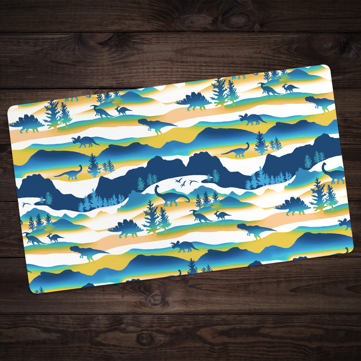 Whimsical Dino Wilderness Playmat - Premium Playmat from Inked Gaming - Just $34.99! Shop now at Game Crave Tournament Store
