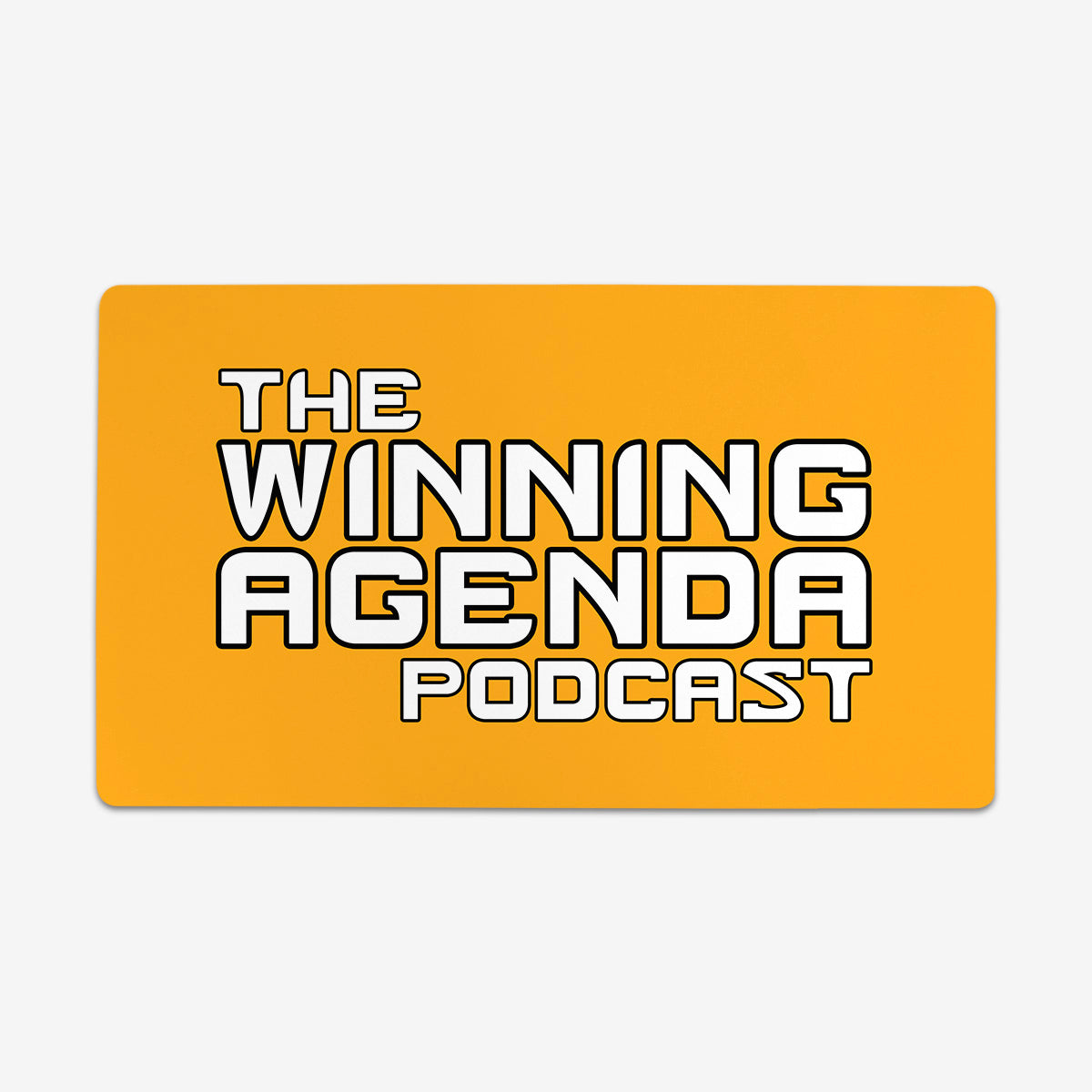 Winning Agenda Podcast Playmat - Premium Playmat from Inked Gaming - Just $34.99! Shop now at Game Crave Tournament Store