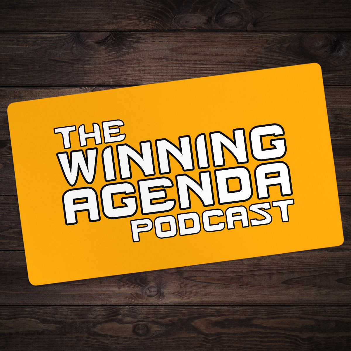 Winning Agenda Podcast Playmat - Premium Playmat from Inked Gaming - Just $34.99! Shop now at Game Crave Tournament Store