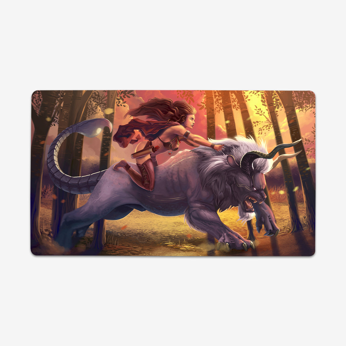 The Manticore Playmat - Premium Playmat from Inked Gaming - Just $34.99! Shop now at Game Crave Tournament Store