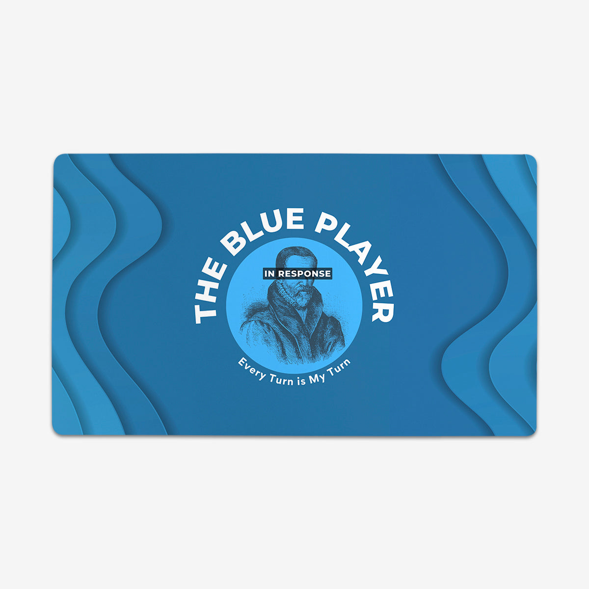 The Blue Player Playmat - Premium Playmat from Inked Gaming - Just $34.99! Shop now at Game Crave Tournament Store