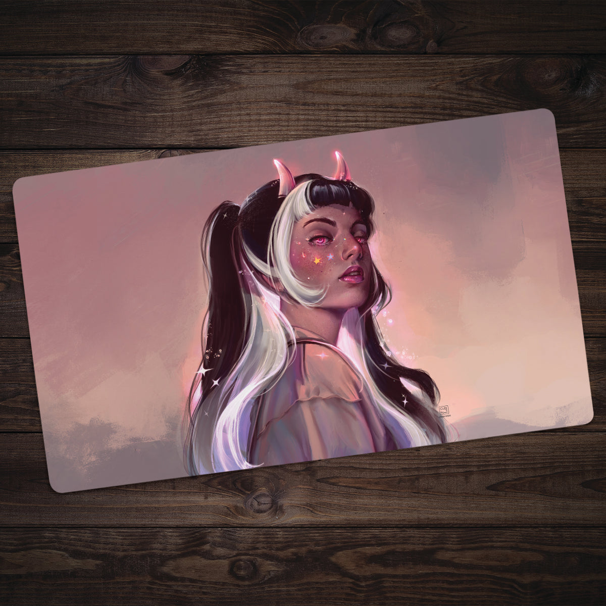 The Glow Playmat - Premium Playmat from Inked Gaming - Just $34.99! Shop now at Game Crave Tournament Store