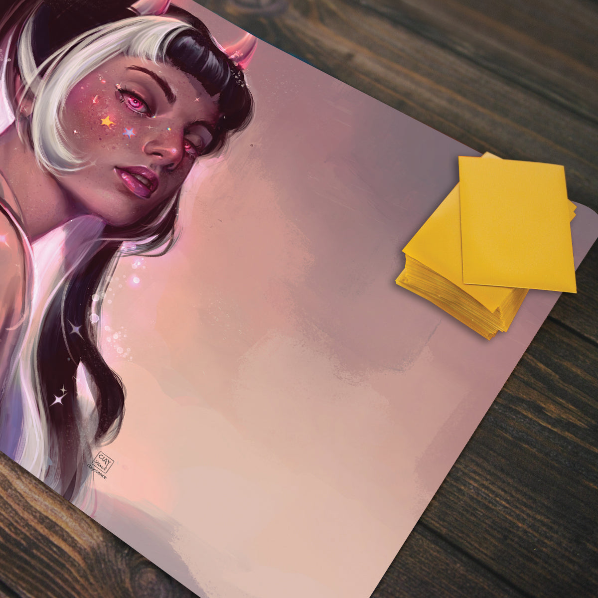 The Glow Playmat - Premium Playmat from Inked Gaming - Just $34.99! Shop now at Game Crave Tournament Store