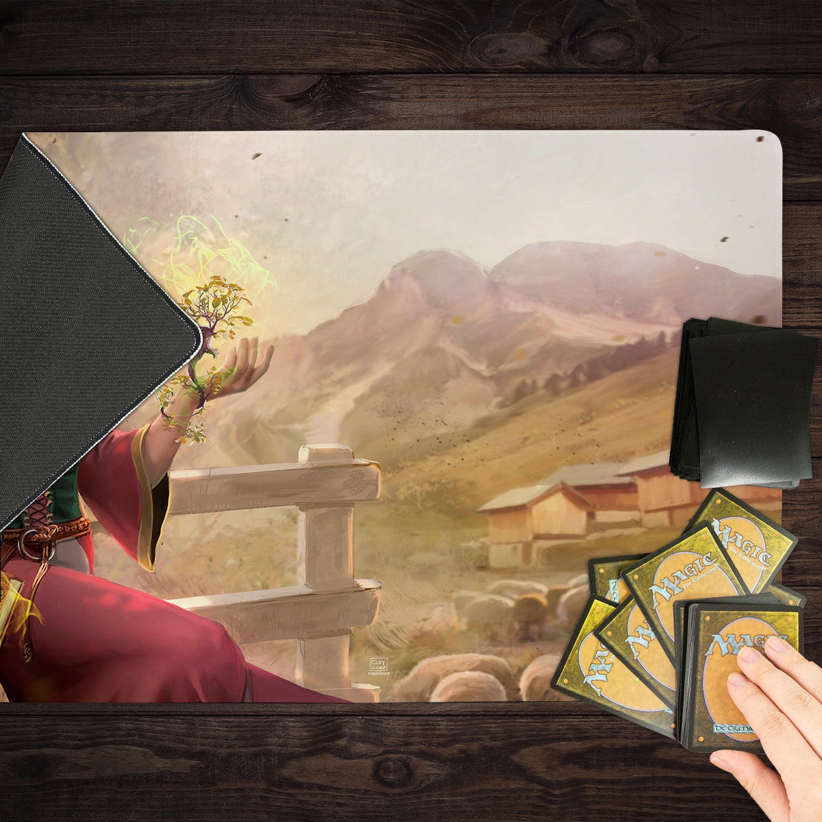 The Mystical Shepherd Playmat - Premium Playmat from Inked Gaming - Just $34.99! Shop now at Game Crave Tournament Store