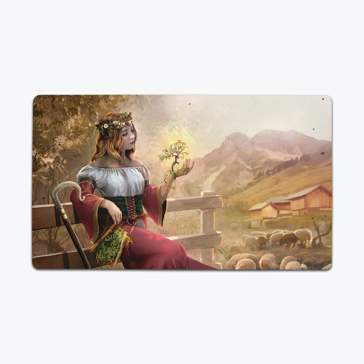 The Mystical Shepherd Playmat - Premium Playmat from Inked Gaming - Just $34.99! Shop now at Game Crave Tournament Store
